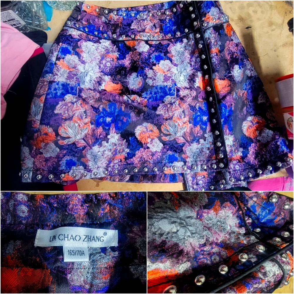 Lin Chao Zhang Womens Designer Skirt